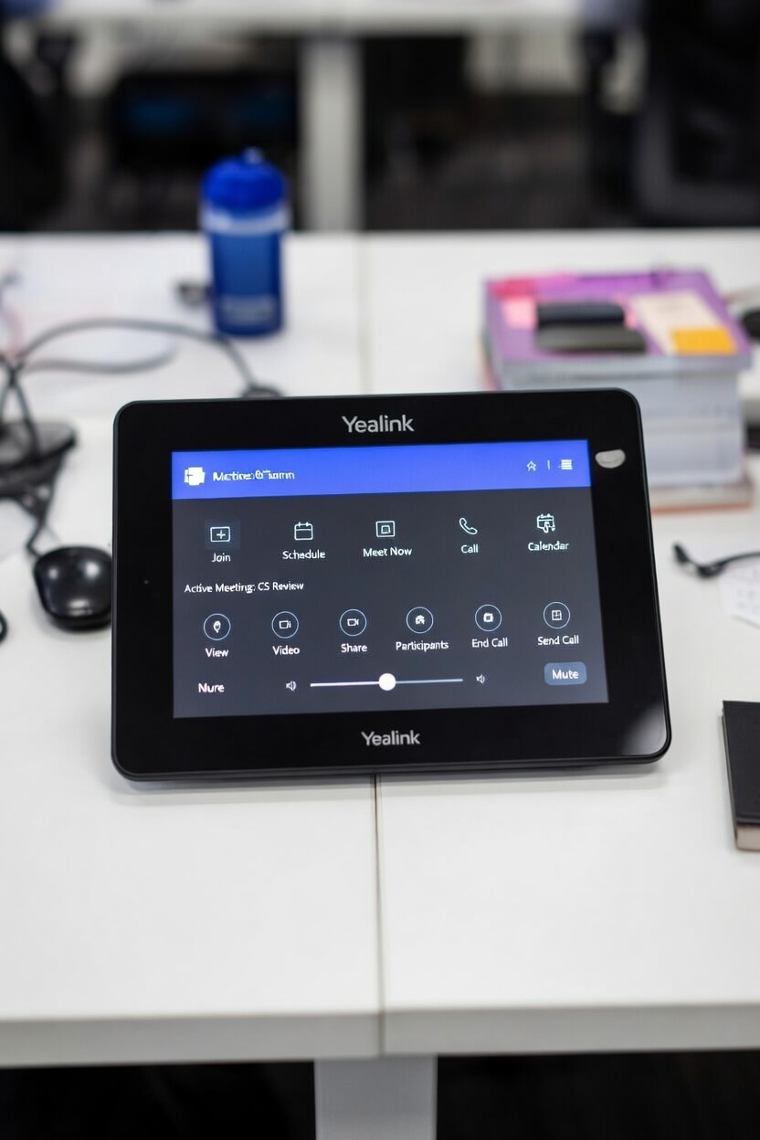 Hybrid meetings: one big room that works for people in the room and online